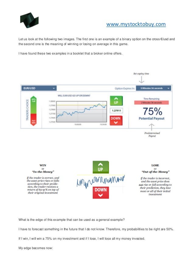 Dominio no encontrado what happened to binary options