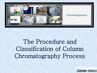 The Procedure and
Classification of Column
Chromatography Process
 