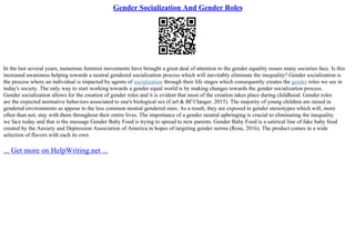 The Process And Importance Of Socialization | PPT