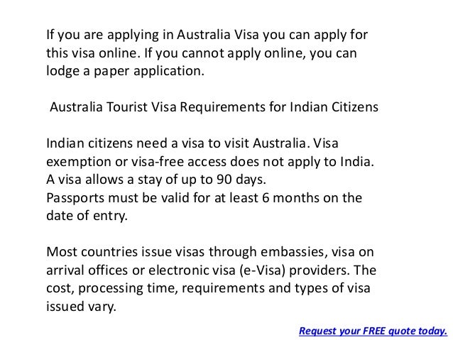 The processing time for australia visitor visa from india 