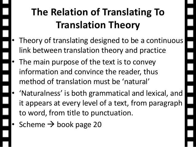 The process of translation