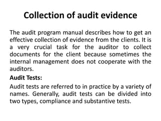 The process of issuing audit report by ca firm | PPTX