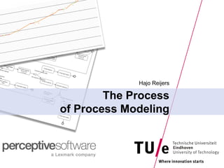 Hajo Reijers

        The Process
of Process Modeling
 