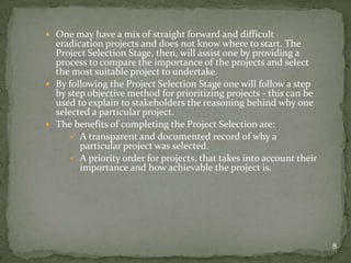 The Process of Project Selection | PPTX