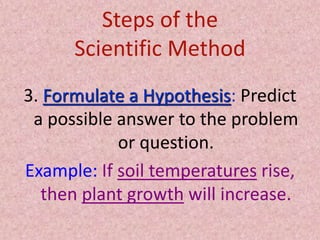 The process of science | PPTX