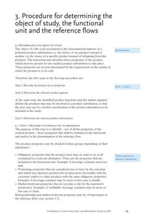 The product, functional unit and reference flow | PDF