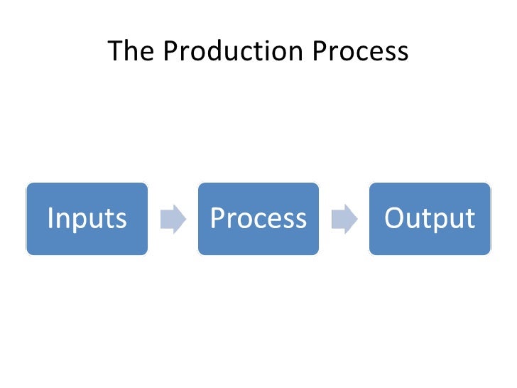 The Production Process