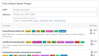 React Starter Project
 