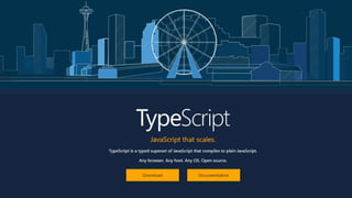 Angular loves TypeScript
 