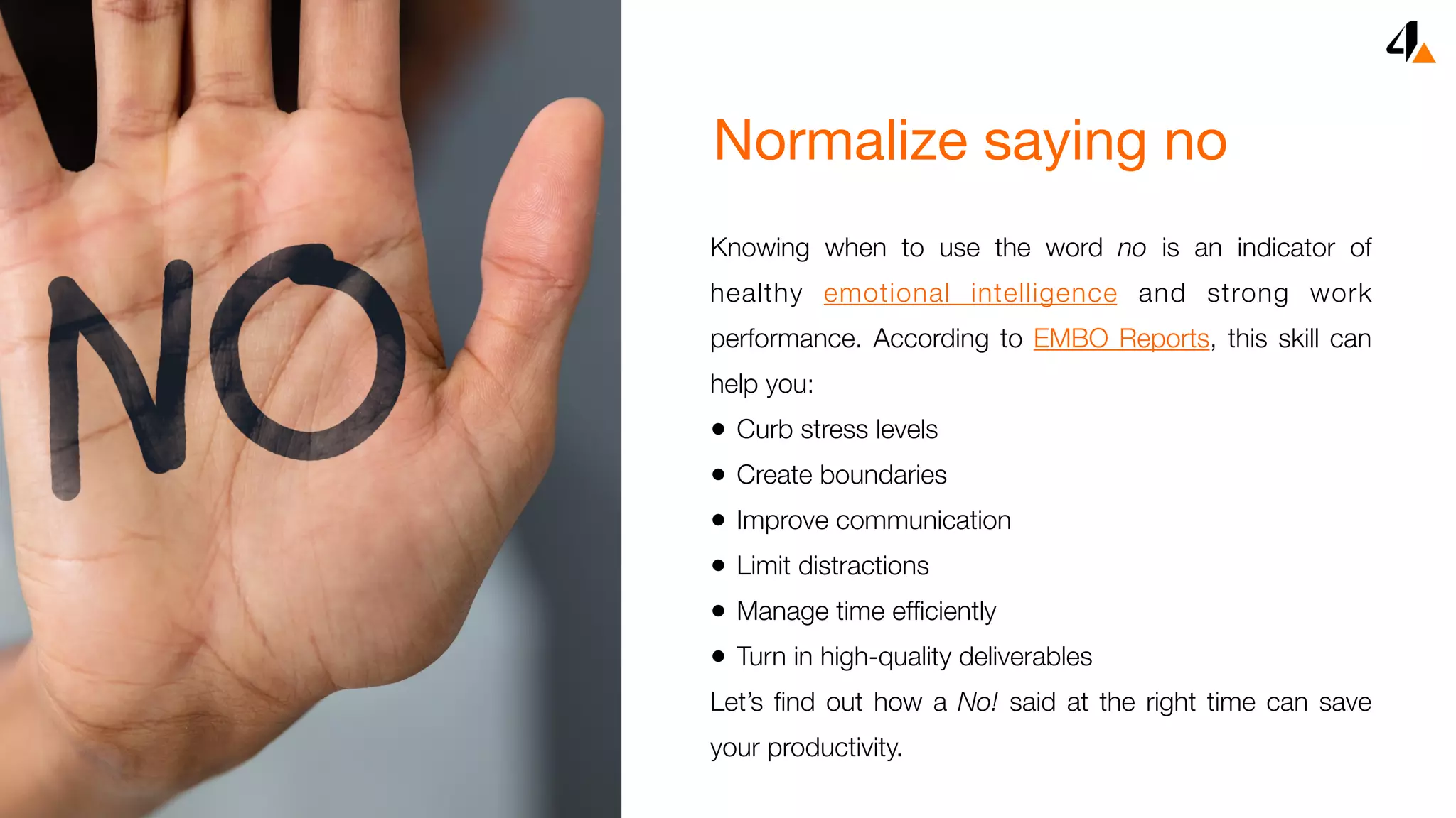 The Productivity Box: The Ultimate Hack is Saying No | PPT