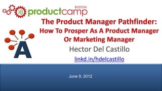Hector Del Castillo
                 linkd.in/hdelcastillo

               June 9, 2012

© AIPMM 2012
 