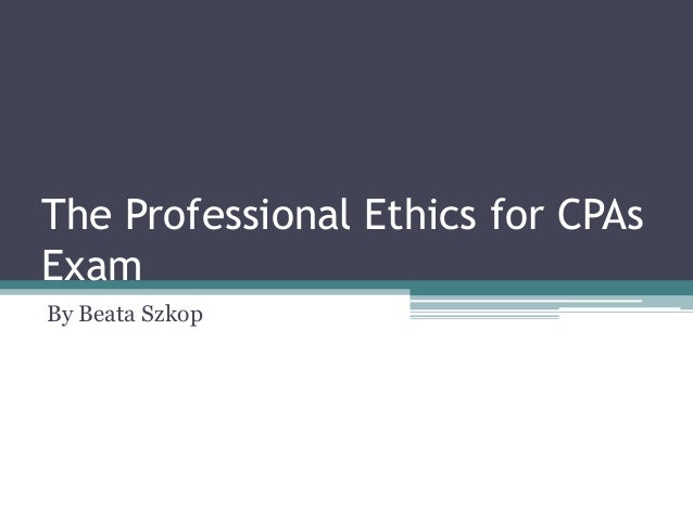 cpa ethics exam book pdf download