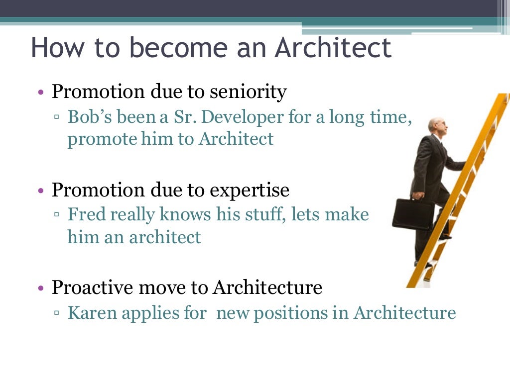 How to become an Architect