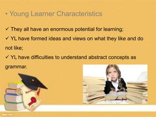 The profile of young learners | PPTX