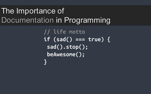The Importance of Documentation in Programming | PDF