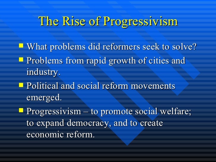 The progressive era roosevelt