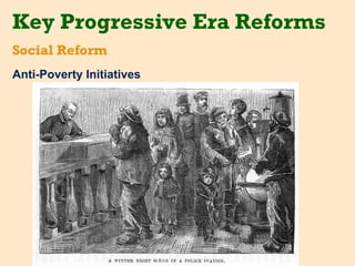 Key Progressive Era Reforms
Social Reform
Anti-Poverty Initiatives
 