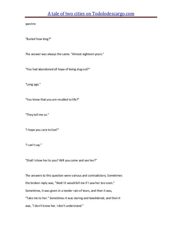 a tale of two cities gutenberg