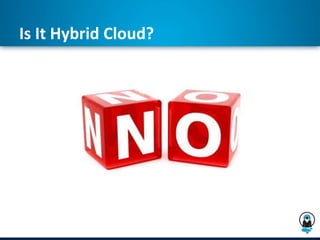 Is It Hybrid Cloud?
 