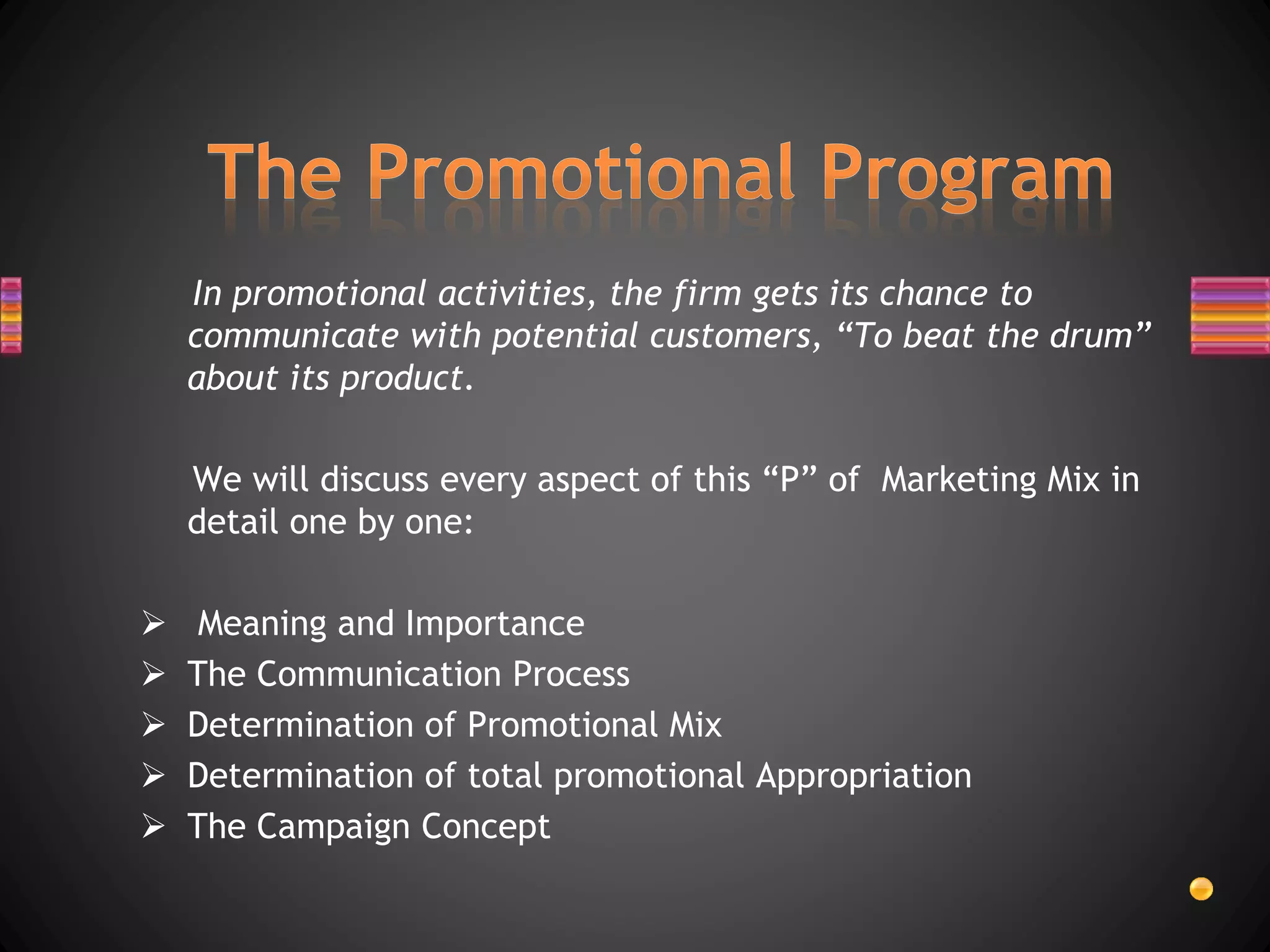 Marketing: the promotional program | PDF