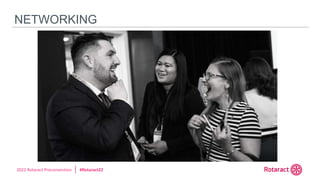 2022 Rotaract Preconvention #Rotaract22
NETWORKING
 