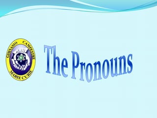 The pronouns