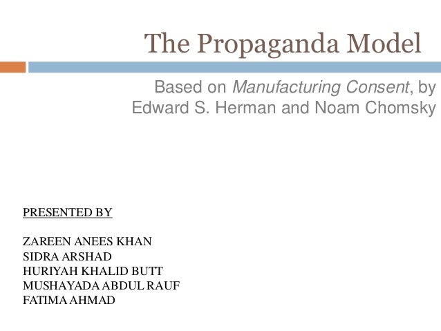 an analysis of the claims in herman and chomskys propaganda model and marxs german ideology an analysis of the claims in herman and chomskys propaganda model and marxs german ideology