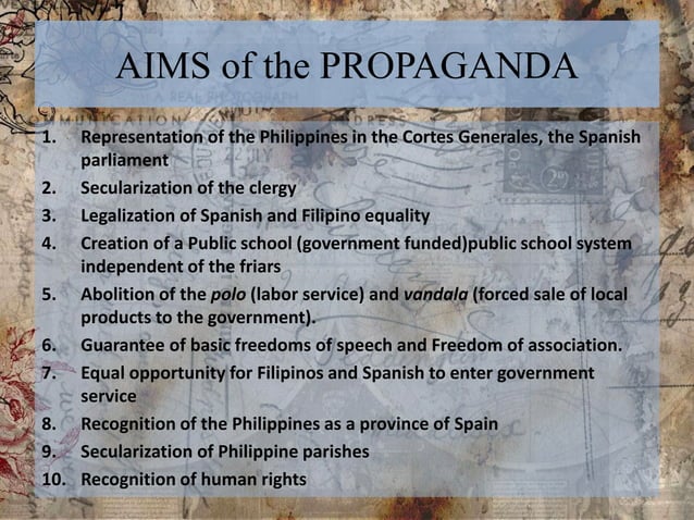 The propaganda movement | PPT