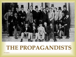 THE PROPAGANDISTS
3/12/2015
 