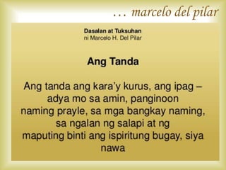 … marcelo del pilar
 