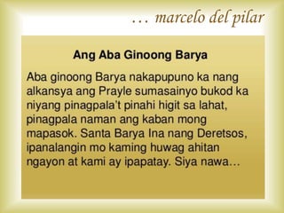 … marcelo del pilar
 