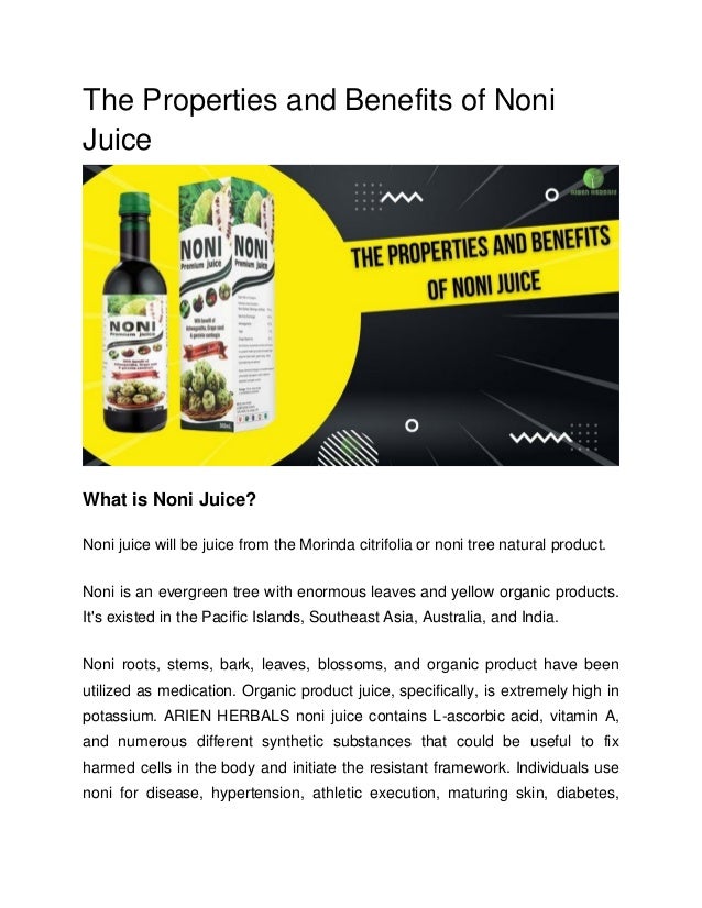 The properties and benefits of noni juice.pdf