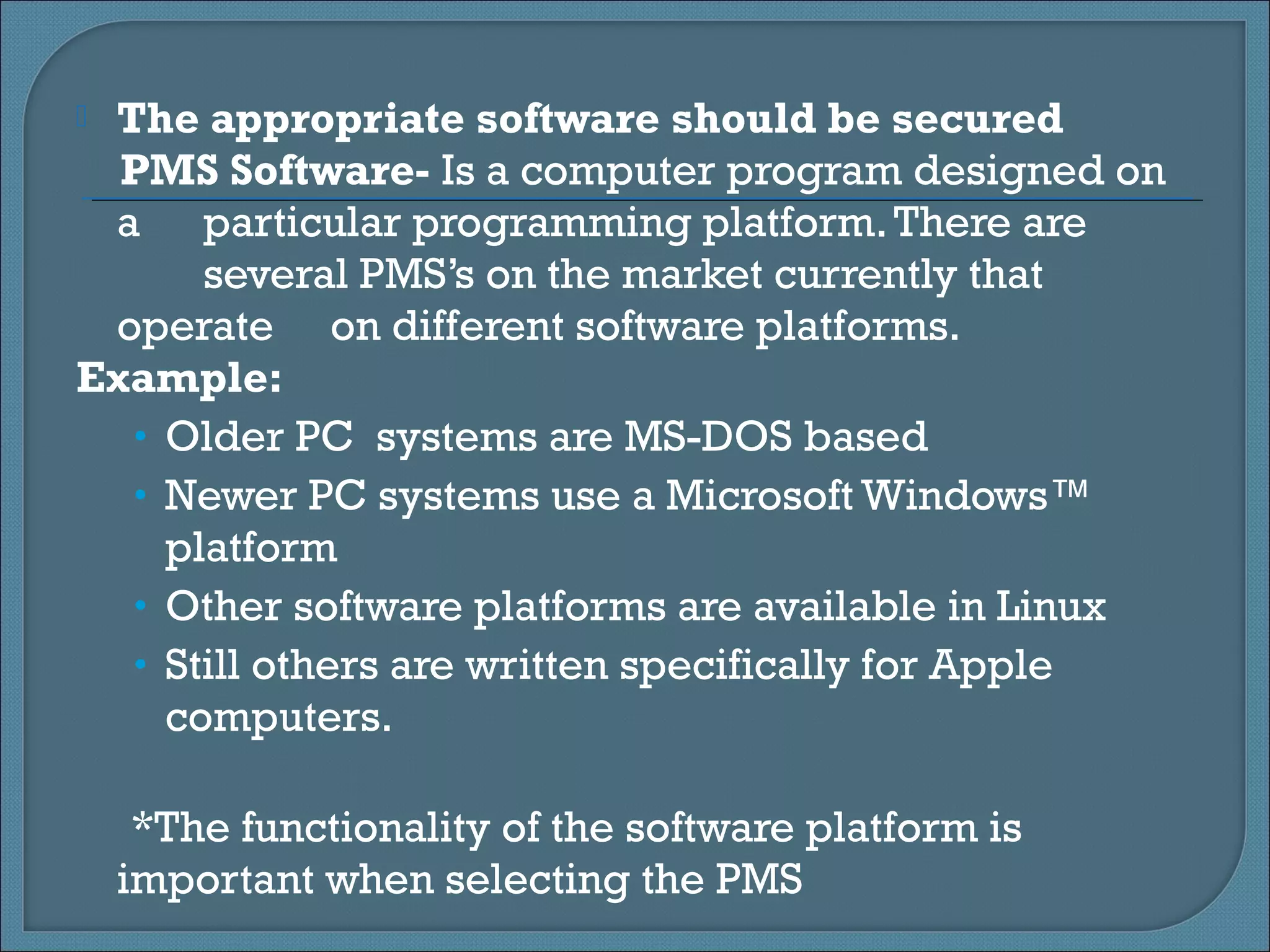 The property management system pms | PDF