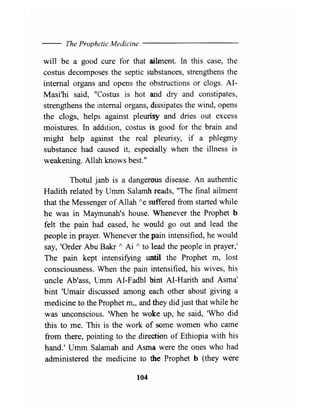 The prophetic medicine