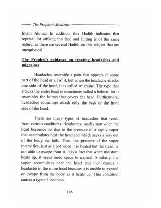 The prophetic medicine