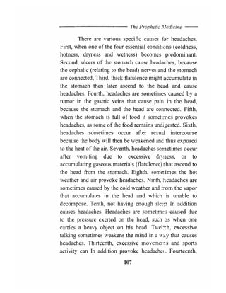 The prophetic medicine