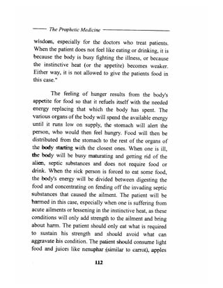 The prophetic medicine