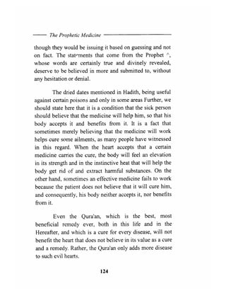 The prophetic medicine