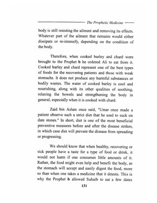 The prophetic medicine