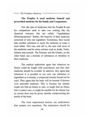 The prophetic medicine