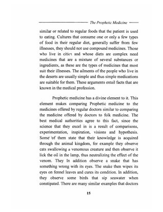 The prophetic medicine