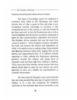 The prophetic medicine