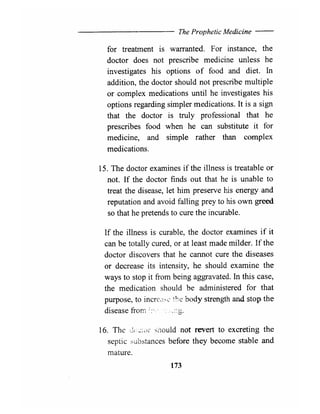 The prophetic medicine