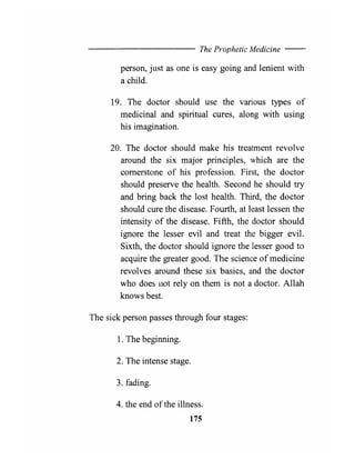 The prophetic medicine