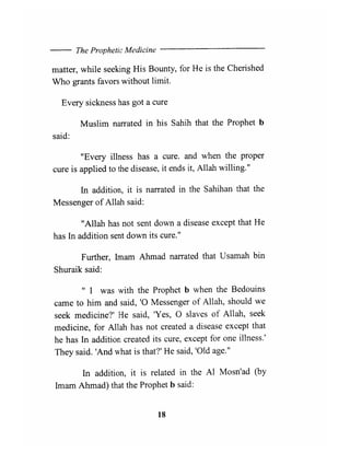 The prophetic medicine