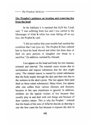 The prophetic medicine