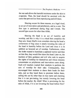 The prophetic medicine