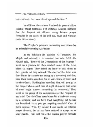 The prophetic medicine