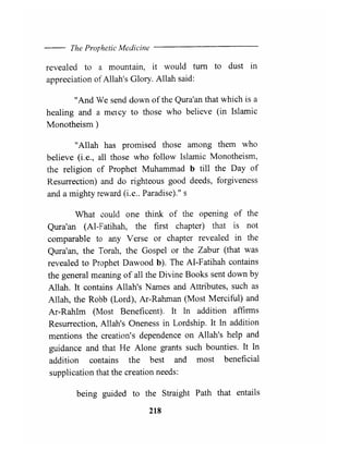 The prophetic medicine