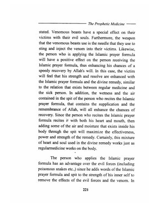 The prophetic medicine